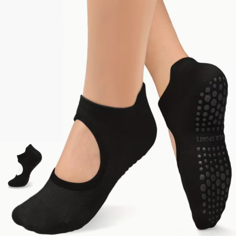 Medias antideslizantes Standar - Modelo botita  Negro