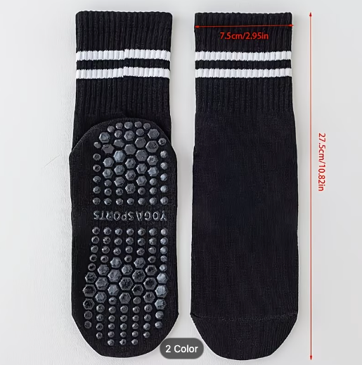 Medias antideslizantes Standar - Modelo pantorrilla  Negro