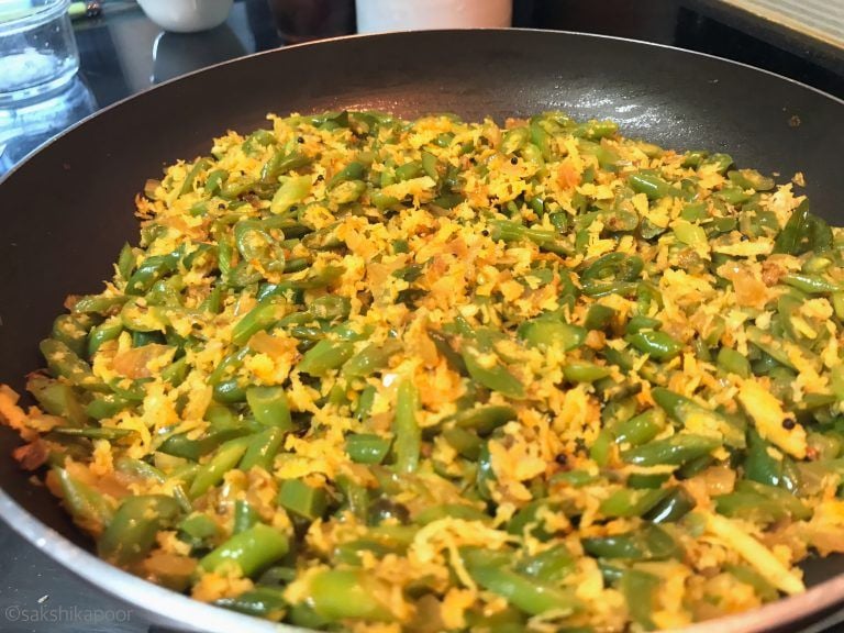 Beans and cabbage thoran 200g