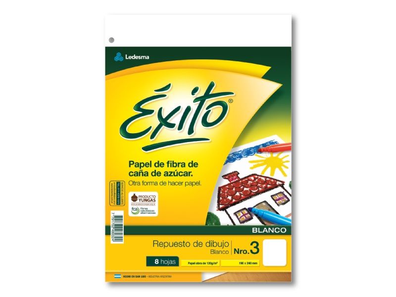 HOJA CANSON BLANCO N3