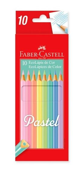 LAPICES FABER PASTEL X10