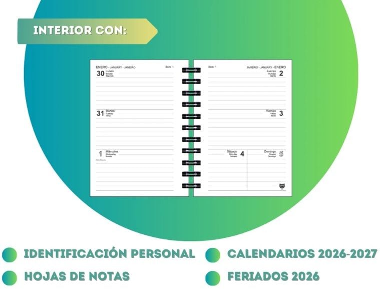 vista semanal A6  71192