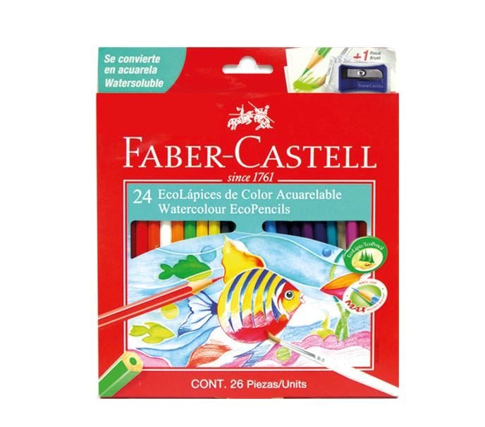 LAPICES FABER ACUAREL X24