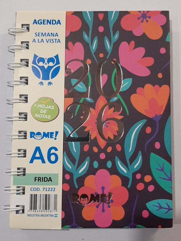 vista semanal A6  71222