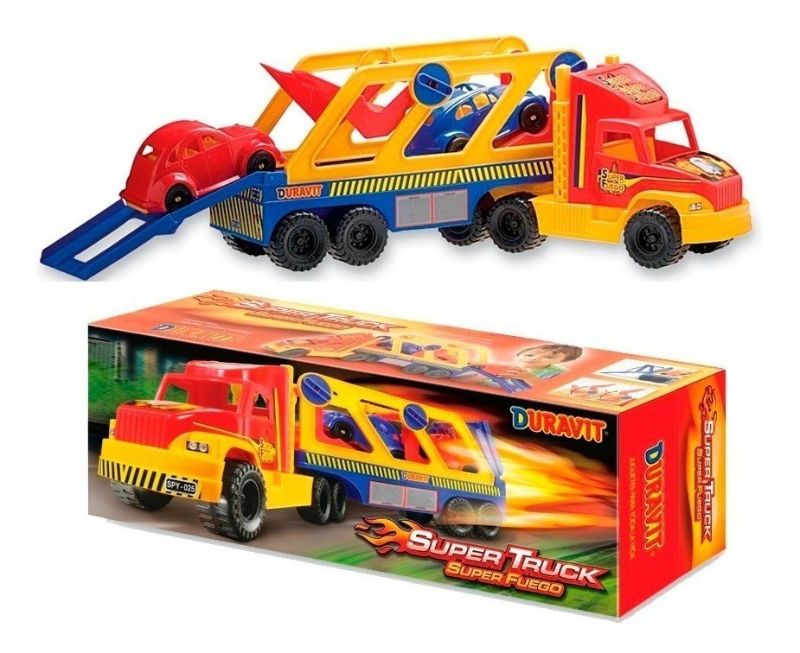 CAMION GRANDE MOSQUITO + AUTOS X2 EN CAJA