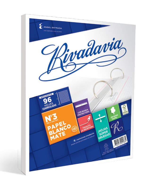 REPUESTO DE HOJA RIVADAVIA X96