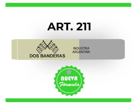 GOMA 2 BANDERAS BLANCA Y GRIS