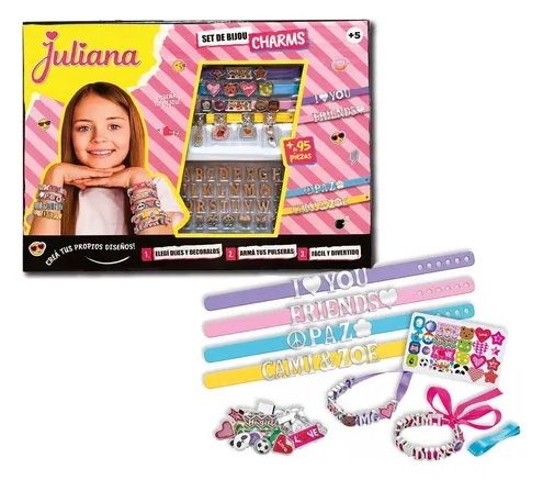 JULIANA SET DE BIJOU CHARMS MAS DE 95 PCS