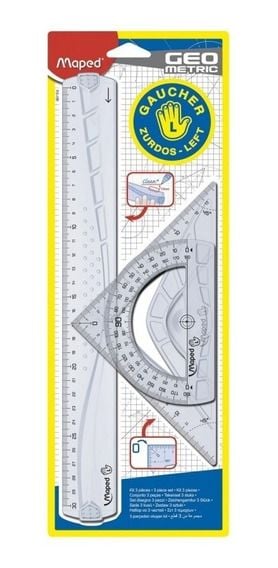 KIT ESCUADRA MAPED P/ZURDO