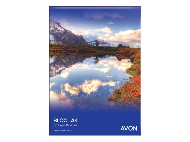 BLOCK AVON LISO A4 X80