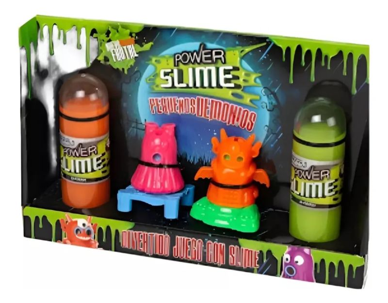 POWER SLIME PEQUEÑOS DEMONIOS CON 2 SLIME