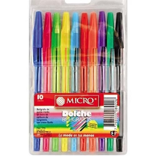 Lapicera  DOLCHE  X10