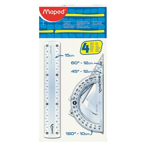 KIT ESCUADRA MAPED X3 PIESAS