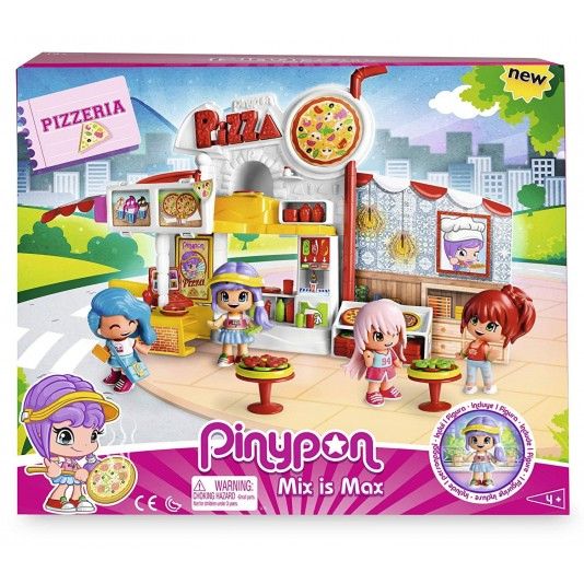 PINYPON PLAYSET PIZZERIA CON FIGURA Y ACC