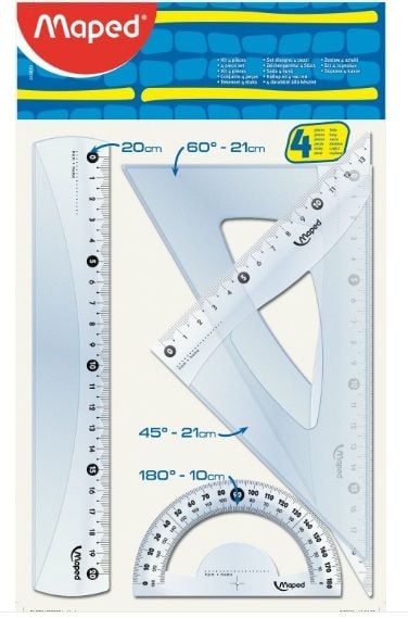 KIT ESCUADRA MAPED X3 PIESAS