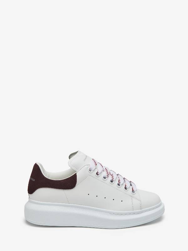Women's Oversized SneakerWhite/Dark Burgundy