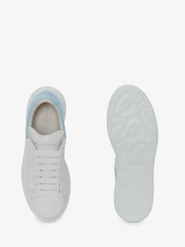 Women's Oversized SneakerWhite/Powder Blue
