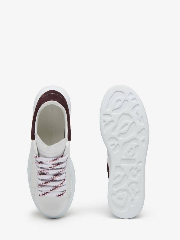 Women's Oversized SneakerWhite/Dark Burgundy