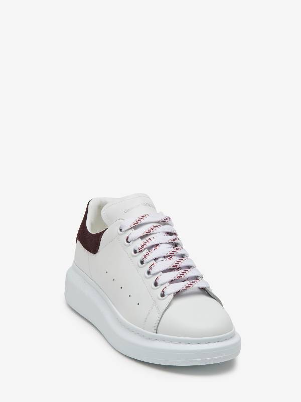 Women's Oversized SneakerWhite/Dark Burgundy