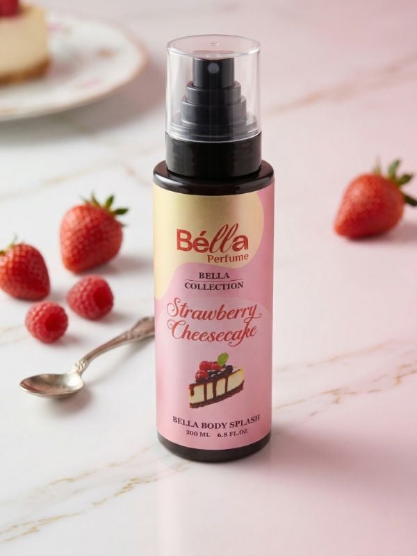 Bélla Body Splash-Strawberry Cheesecake