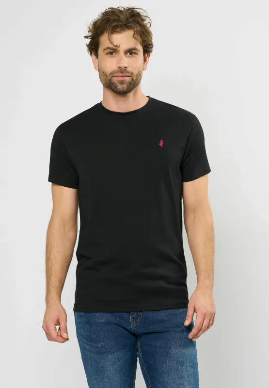 Pier One BASIC Black Slim Fit T-Shirt