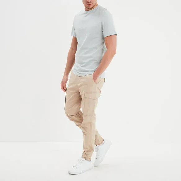 Creeks men's short-sleeved round neck t-shirt in grey