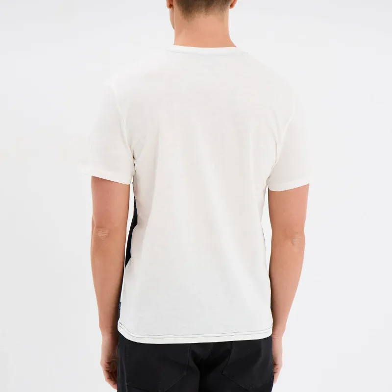 Creeks dark blue men's short-sleeved 1-pocket T-Shirt