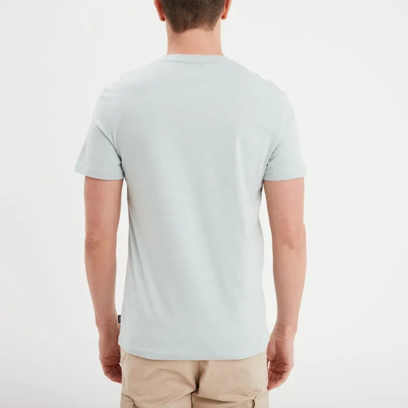 Creeks men's short-sleeved round neck t-shirt in grey
