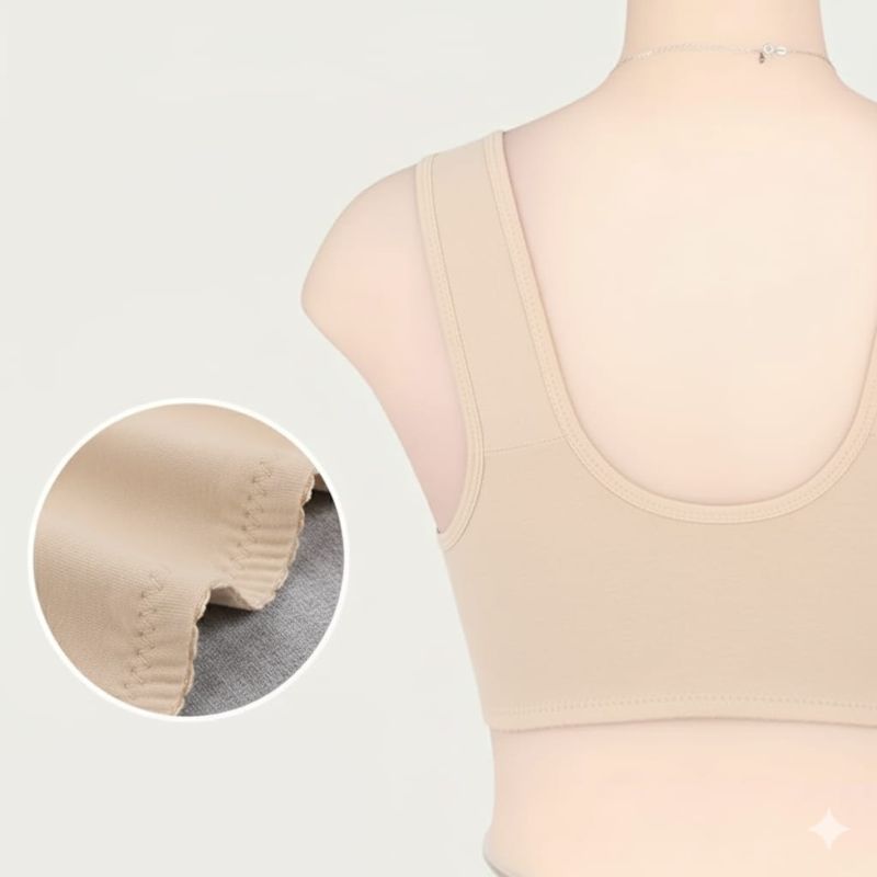 Front Button Wireless High Quality Cotton Comfort Bra