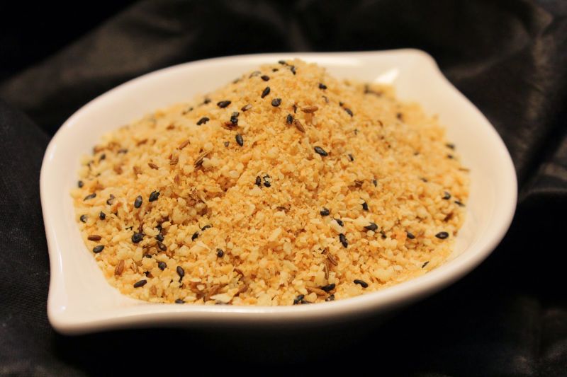 Avlose Podi (Rosted Rice Flour and Coconut)