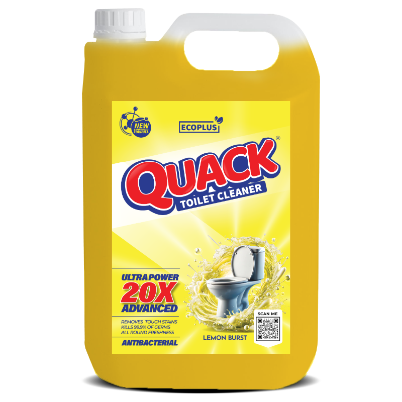 QUACK LEMON BURST TOILET CLEANER & DISINFECTANT