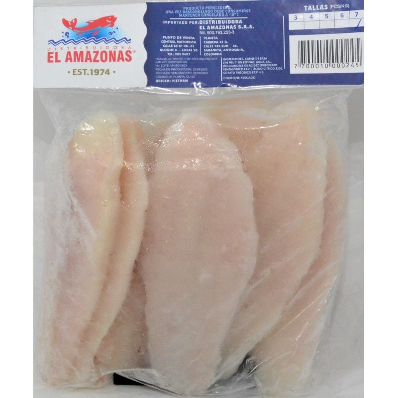 FILEDE DE BASA O MERLUZA