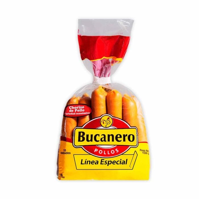 CHORIZOS DE POLLOO PAQUETE X 10 BUCANERO