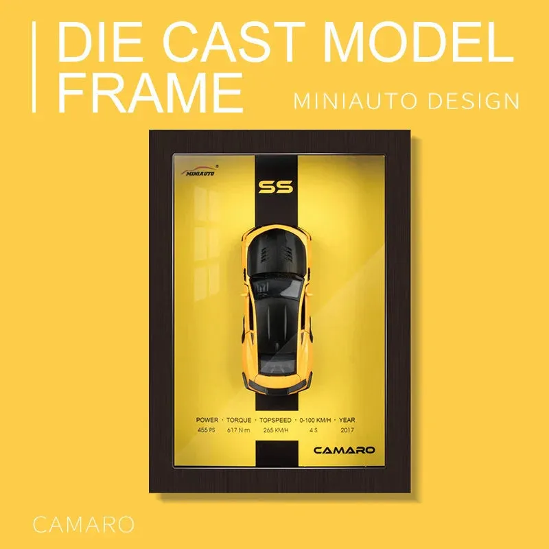 YELLOW CAR FRAME