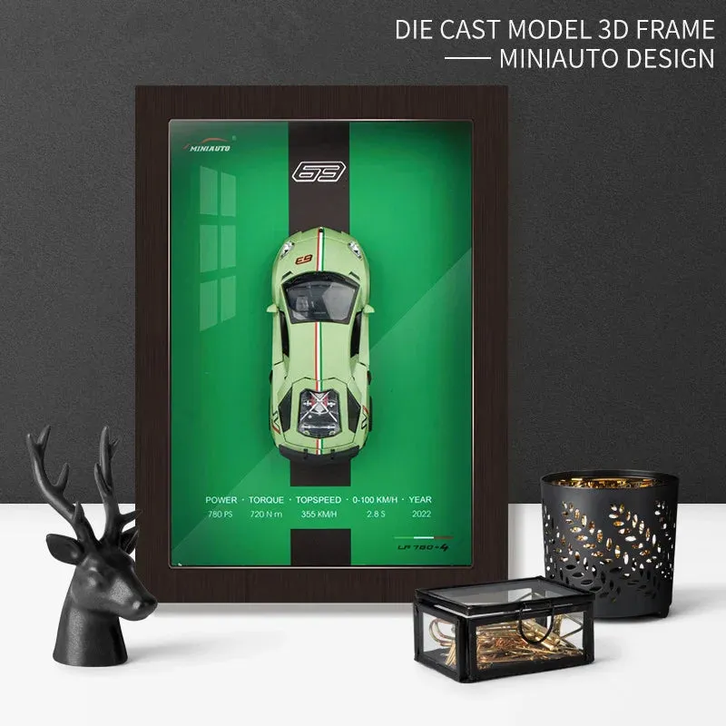 GREEN CAR FRAME