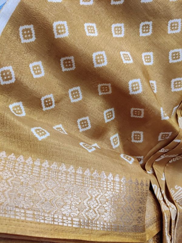 Dola Silk Saree/ Crepe