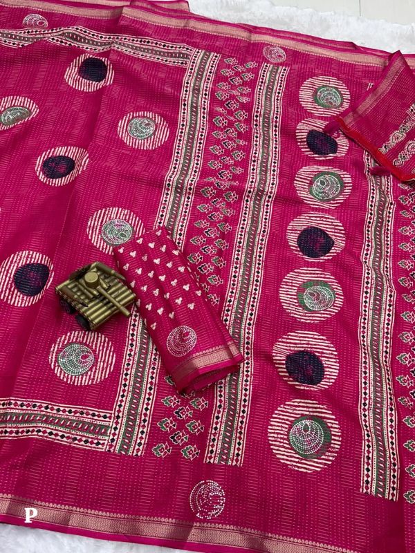 Saree-cotton zari jacquard