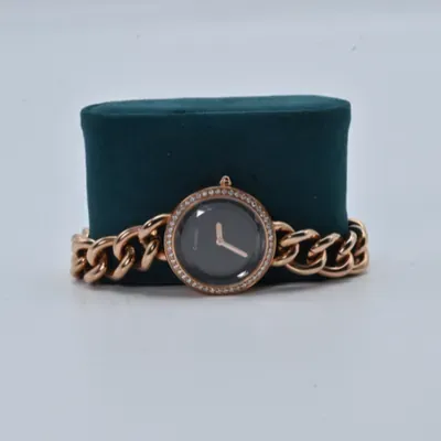 Chanel Luxury Diamond Bezel Ladies Watch – Elegance in Gold