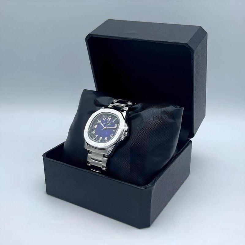 Men’s Casual Stainless Steel Analog Watch – Quartz Movement & Date Display