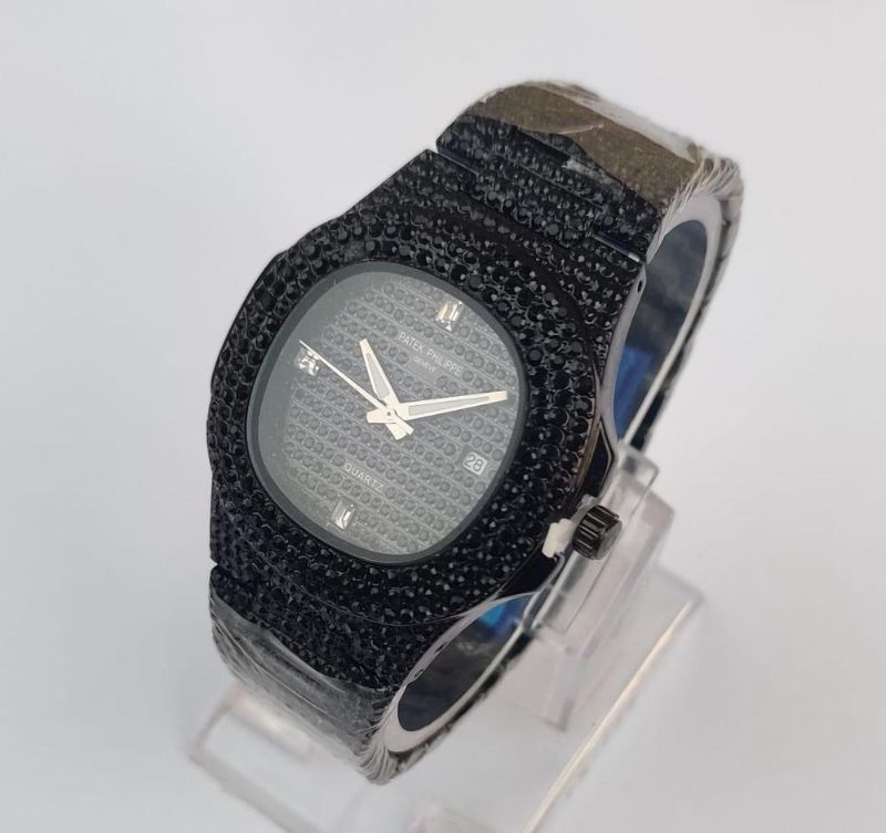 Men’s Formal Stainless Steel Analog Watch – 42mm Round Dial Quartz Wristwatch