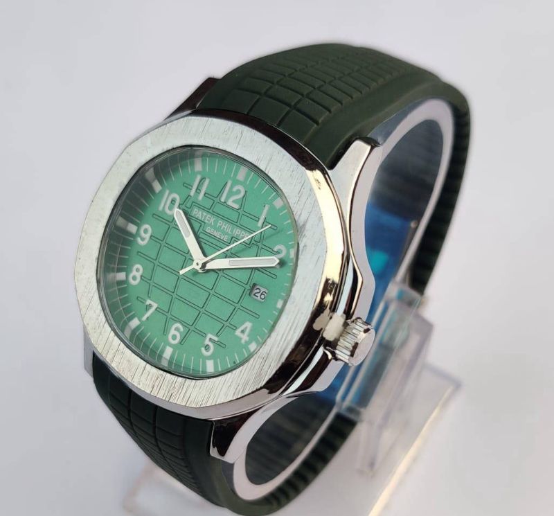 Men’s Casual Analog Quartz Watch – Stainless Steel Case & Dual Leather Strap