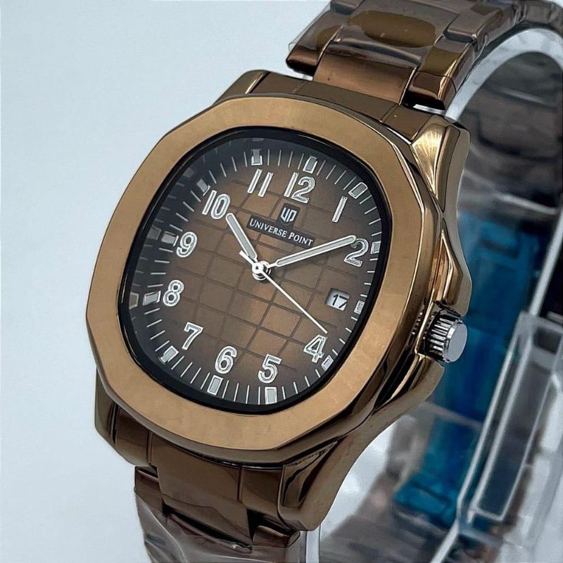 Men’s Casual Analogue Stainless Steel Watch – Quartz Movement with Date Display