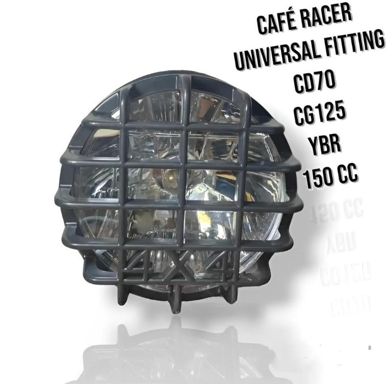 Cafe racer headlight for 70cc and 125cc bikes