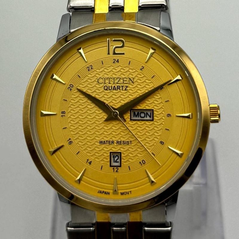 Men’s Stainless Steel Analogue Quartz Watch – Classic Water-Resistant Wristwatch with Gift Box