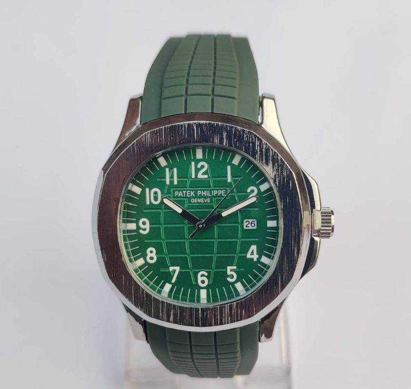 Men’s Casual Analog Quartz Watch – Stainless Steel Case & Dual Leather Strap