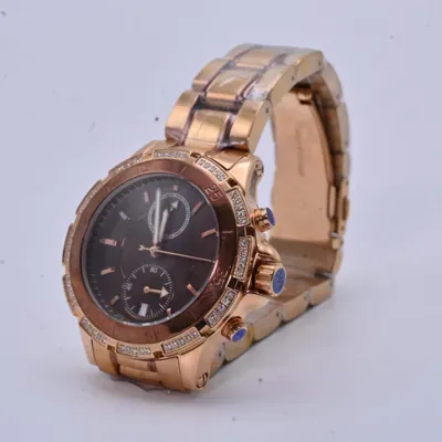 Michael Kors High Quality Rose Gold Chronograph Men Watch, Water-Resistant Men Watch,Stainless Steel Luxury Mens Watch Design