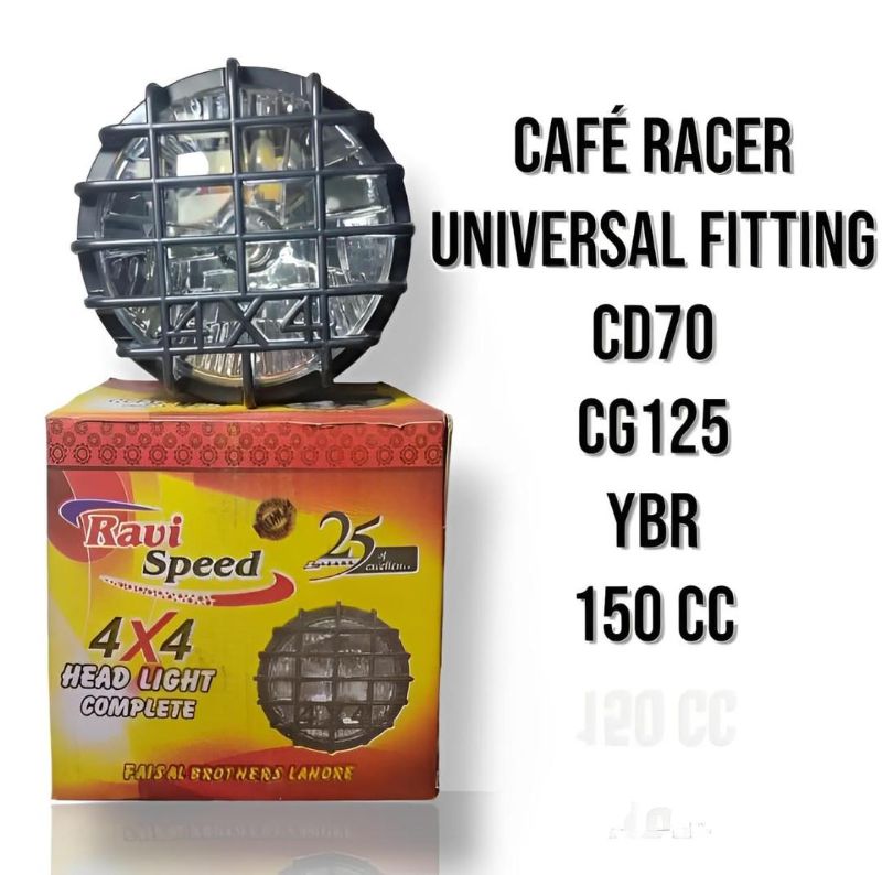Cafe racer headlight for 70cc and 125cc bikes