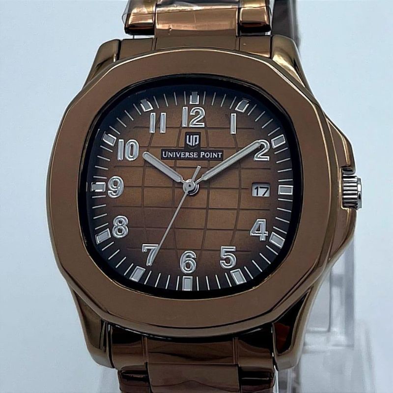 Men’s Casual Analogue Stainless Steel Watch – Quartz Movement with Date Display