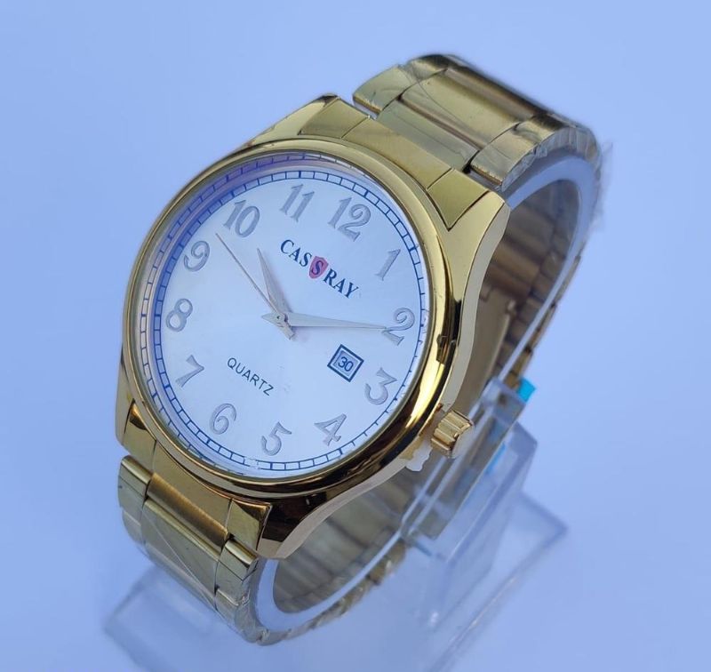 Men’s Elegant Formal Analog Watch – 38mm Stainless Steel Quartz Wristwatch