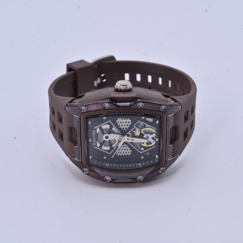 GASTRO Skeleton Tourbillon Sports Men Watch| Bold & Futuristic Design Men Watch , Silicone Strap Sports Men Watch